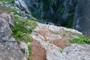 Rampa - Tramo 3 - Vía Ferrata Presa de los Caballeros - Montejaque - RocJumper