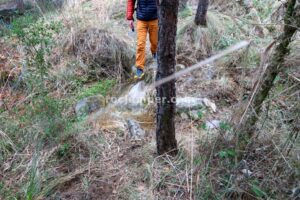 Cruzar primer torrente - Torrent de la Frau - Sant Corneli - RocJumper