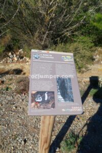 Panel Informativo - Avenc de Can Sadurní - Begues - RocJumper