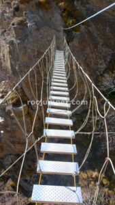Puente Colgante - Vía Ferrata Canal del Grau - Canillo - RocJumper