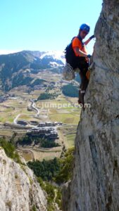 Flanqueo - Vía Ferrata Canal del Grau - Canillo - RocJumper