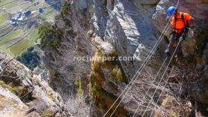 Puente Tibetano - Vía Ferrata Canal del Grau - Canillo - RocJumper