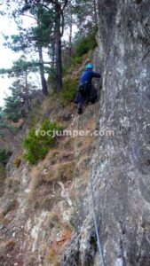 Diagonal - Vía Ferrata Roc de la Coma d'Erts - La Massana - RocJumper
