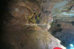 Rápel - Cueva de los Chorros - Río Mundo - Riópar - RocJumper