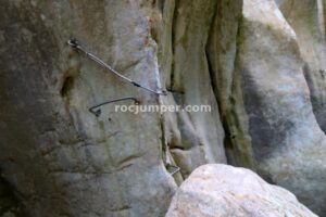 Flanqueo - Vía Ferrata del Calera - Ramales de la Victoria - RocJumper