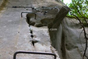 Tirolina - Vía Ferrata del Calera - Ramales de la Victoria - RocJumper