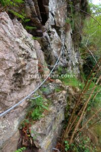 Flanqueo - Vía Ferrata Leitzaran - Andoain - RocJumper