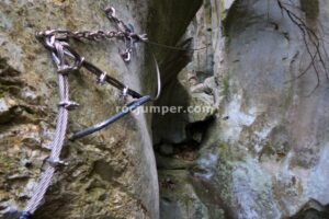 Tirolina - Vía Ferrata del Calera - Ramales de la Victoria - RocJumper