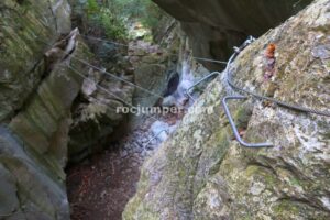 Puente Tibetano - Vía Ferrata del Calera - Ramales de la Victoria - RocJumper
