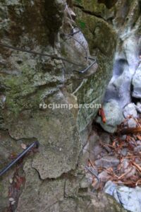 Flanqueo - Vía Ferrata del Calera - Ramales de la Victoria - RocJumper
