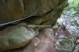 Flanqueo - Vía Ferrata del Calera - Ramales de la Victoria - RocJumper