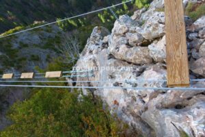 Puente Tibetano - Vía Ferrata Pared de Isérias - Canfranc-estación - RocJumper