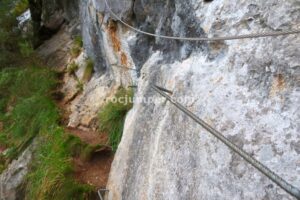 Flanqueo - Vía Ferrata del Calera - Ramales de la Victoria - RocJumper