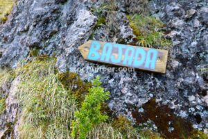 Cartel Retorno - Vía Ferrata Pared de Isérias - Canfranc-estación - RocJumper