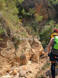 Cuerda fija - Barranco del Otonel - Dos Aguas - RocJumper
