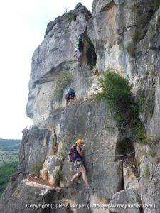 Descensos y Flanqueos - Vía Ferrata Tossal de les Venes de Rojalons - RocJumper