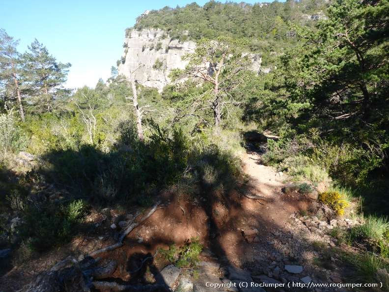 Acceso de Vía Ferrata dels Patacons