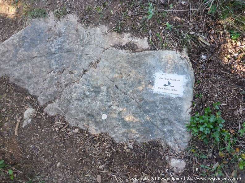 Desvío a Grau de Vía Ferrata dels Patacons