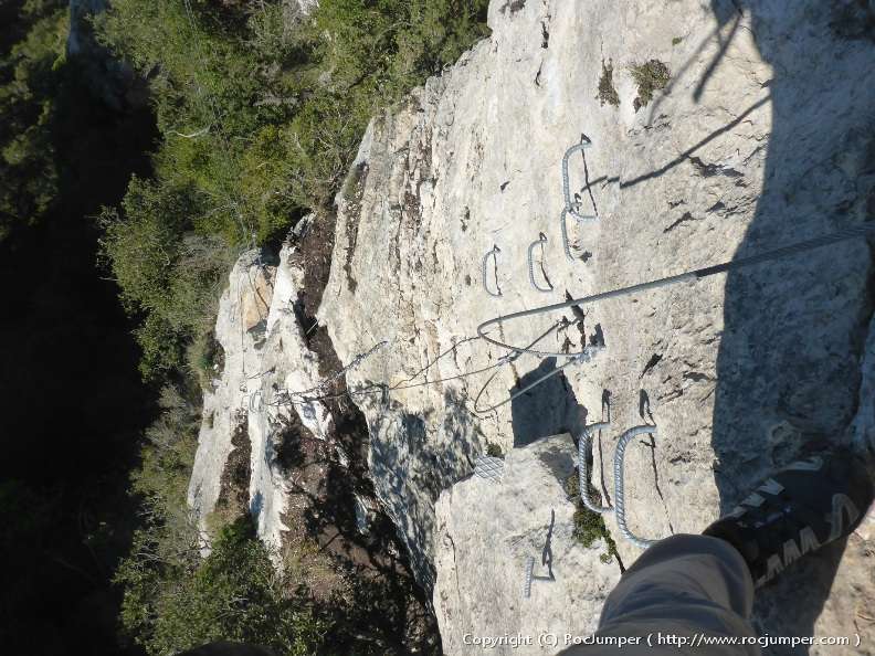 Desde arriba de la aguja de Vía Ferrata dels Patacons